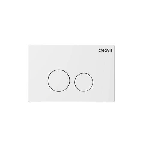 Creavit Terra GP9001.00 Кнопка для инсталляции, цвет: белый