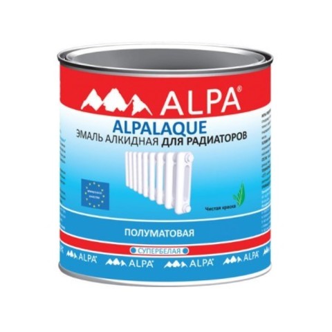 Эмаль для радиаторов Alpa Альпалак полуматовая