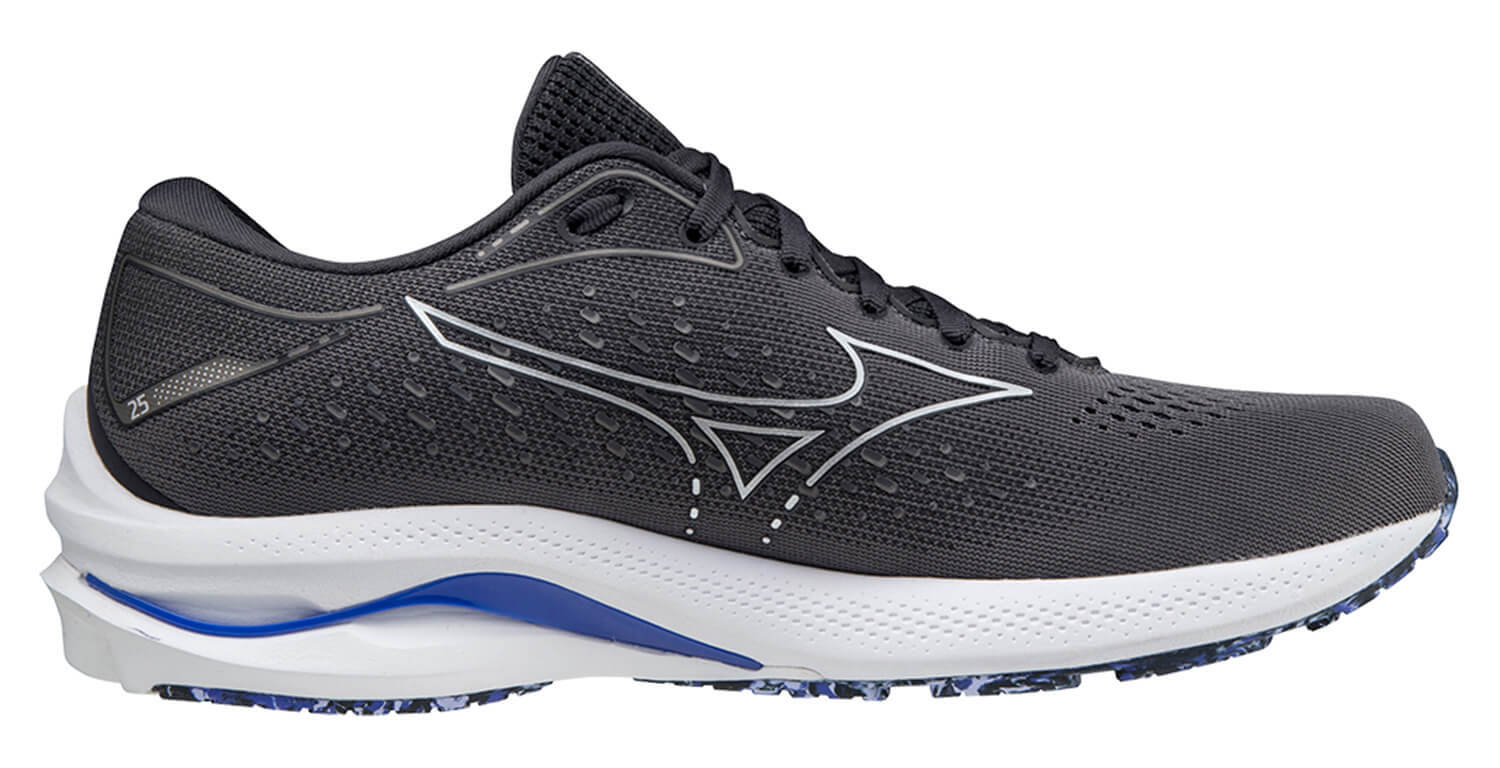 Mizuno Wave Rider 25 кроссовки для бега мужские темно-серые