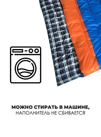 Картинка спальник Skully  blue - 3
