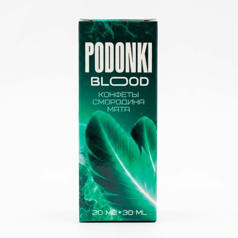 Жидкость PODONKI BLOOD Salt 2% HARD 30 ml - Смородина Конфеты Мята