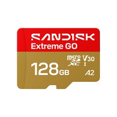 Карта памяти SanDisk Extreme GO microSD UHS-I 128 ГБ, до 240/120 МБ/с (SDSQXGN-128G-GN6MN)