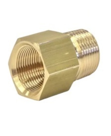 Переходник М22внеш - 3/8внут, 400bar, латунь