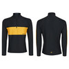 Утепленный гоночный джемпер Noname Thermic 23 унисекс black-yellow - 5
