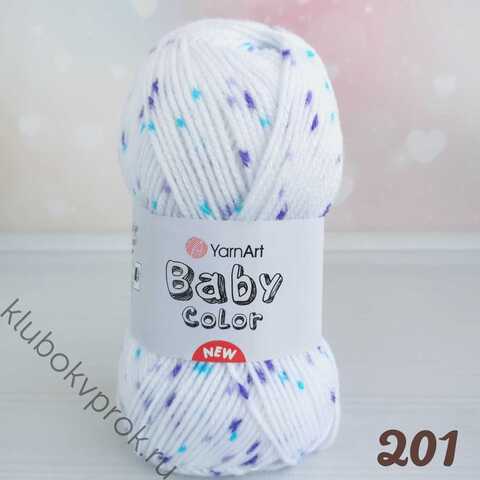 YARNART BABY COLOR 201, Мультиколор