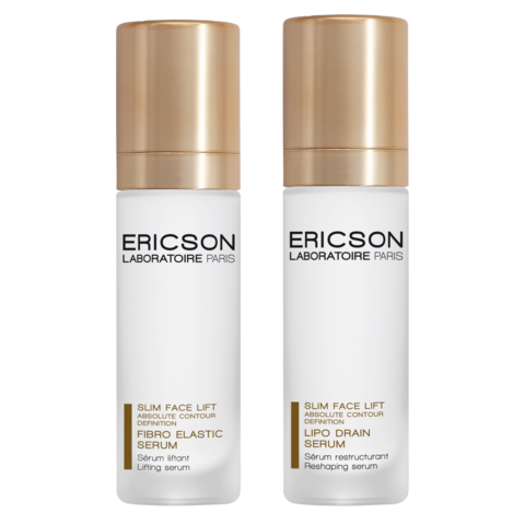ERICSON LABORATOIRE Slim Face Lift Duo Force Serums Набор сывороток для контура лица и уплотнения кожи