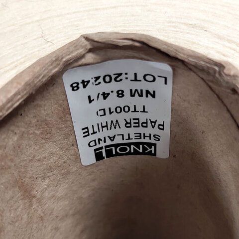 Шетланд 100% KNOLL SHETLAND 840 разбеленная ваниль