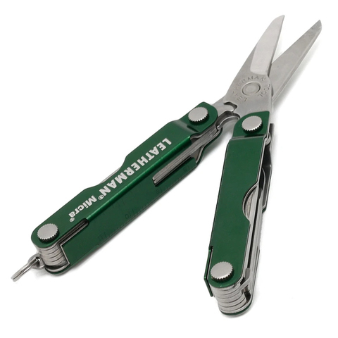 Мультитул на ключи Leatherman Micra Green, 10 функций (64350181N) | купить в интернет-магазине Multitool-Leatherman.Ru