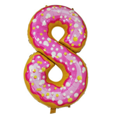 Цифра гелиевая 8 