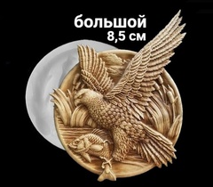 Силиконовый молд Ястреб (медальон) большой № 0478