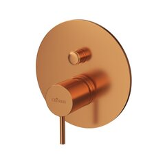 Cezares LEAF-VDIM-L-SS Встраиваемый однорычажный смеситель с переключателем на 2 выхода, цвет: бронза фото
