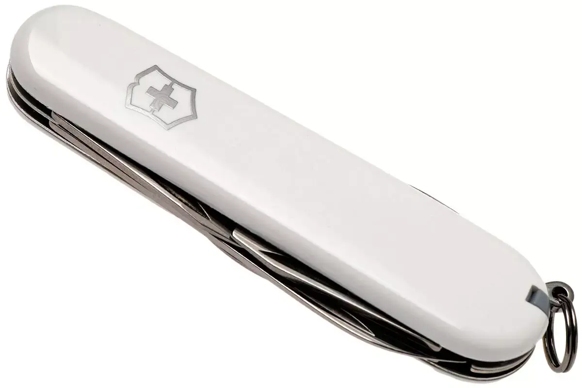 Нож перочинный Victorinox Spartan, сталь X55CrMo14, рукоять Cellidor®, белый, 12 функций, 91мм