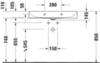 Duravit DuraSquare 2353800070 Раковина мебельная