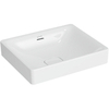 VitrA Metropole 7534B003-0673 Раковина-чаша Metropole, прямоуг 50 см, c переливом, цвет белый. Нажимной керамический донный клапан в комплекте
