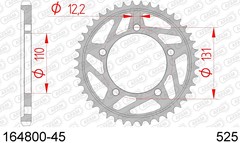 Звезда задняя 164800-45 AFAM для BMW S 1000 стальная, 525