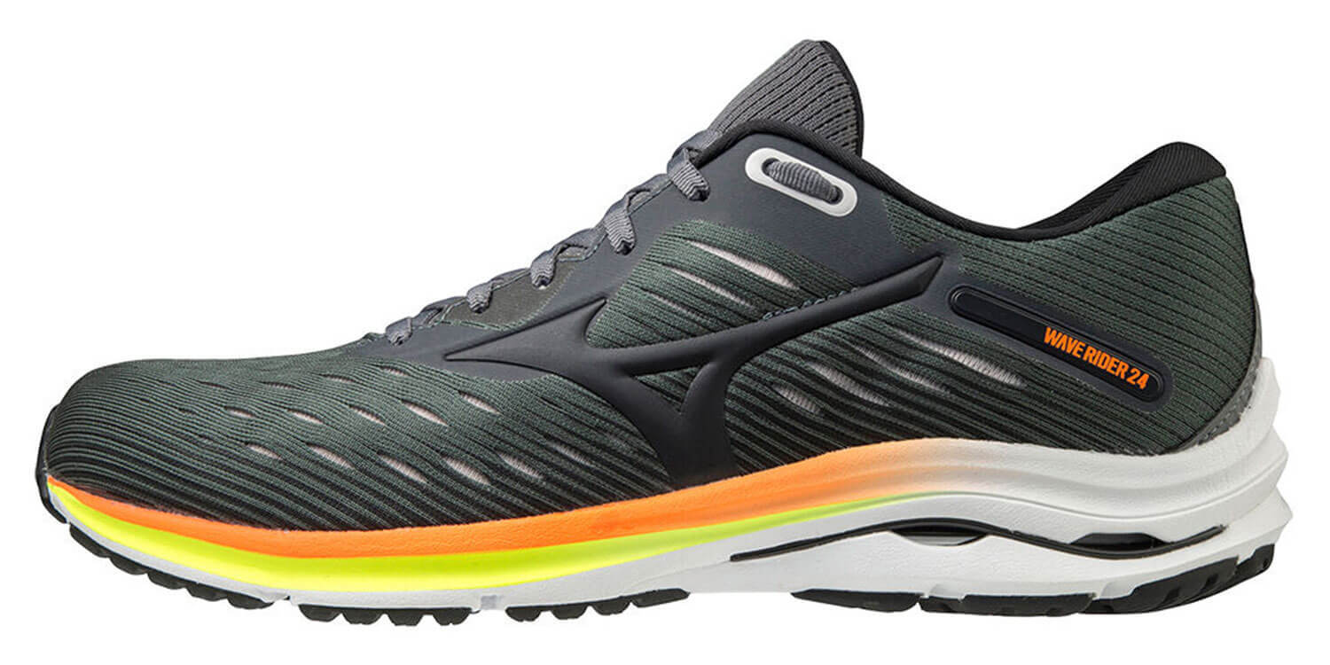 Mizuno Wave Rider 24 кроссовки для бега мужские черные - 5
