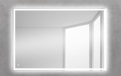 BelBagno SPC SPC-GRT-900-800-LED-TCH Зеркало с встроенным светильником и кнопочным выключателем фото