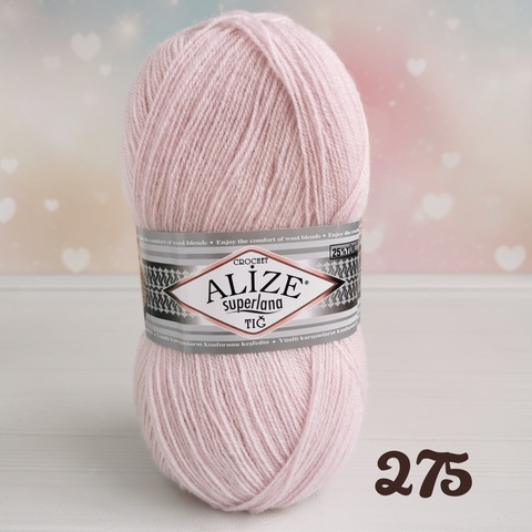 ALIZE SUPERLANA TIG 275, Сиреневая пудра