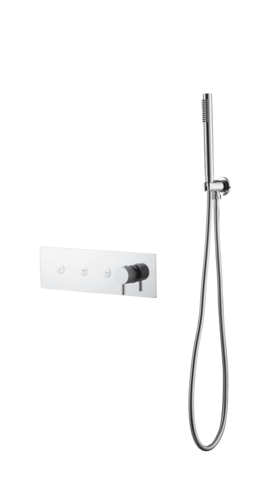 Boheme Fusion 130-SYS-CR Смеситель для душа с душевым набором, цвет: хром