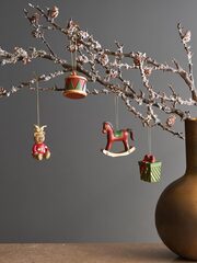 Набор ёлочных украшений classic christmas charm из коллекции new year essential