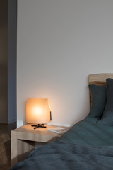 Настольная лампа Luang S черного/верблюжьего цвета 1XE27
