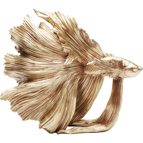 Фото: Фигура декоративная Betta Fish «Рыба петушок», Золотой малый - основной вид