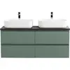 BelBagno KRAFT-1200-4C-SO-VO База под раковину подвесная с фрезерованными ручками по всей длине фасада с чет-мя выкатн. ящ., Еловый Мат., 1200x455x500