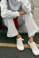 ZARA КОМБИНИРОВАННЫЕ КРОССОВКИ BAREFOOT, БЕЛЫЙ