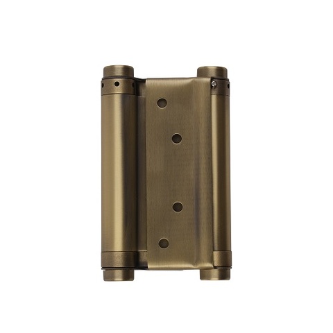 Петля пружинная двусторонняя (барная) FUARO DSH5 (125х86х1,5) INOX 201 AB бронза /65291/ (1шт)