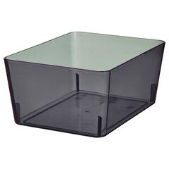 Контейнер IKEA KUGGIS (КУГГИС), Пластик, Черный, 13x18x8 см