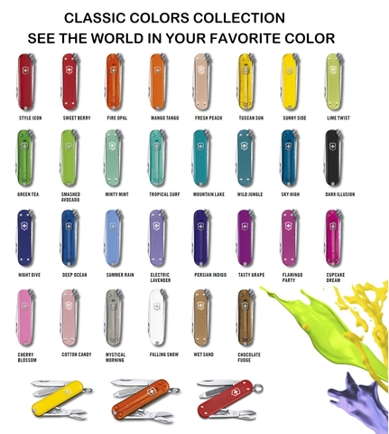 Чехол силиконовый Victorinox для ножа 58 mm серии Classic SD Colors, Sunny Side (4.0450)
