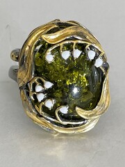 Ландыши (кольцо  из серебра)
