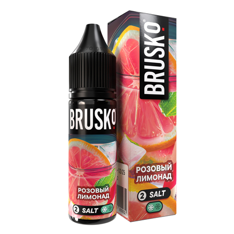 Жидкость BRUSKO Salt (Chubby) 2% 35 ml - Розовый лимонад