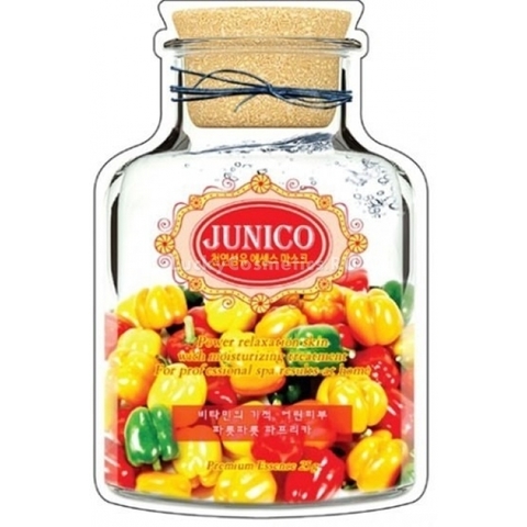 МЖ Junico Маска тканевая c экстрактом паприки JUNICO Paprika ESSENCE MASK 25гр
