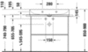 Duravit DuraSquare 2353800070 Раковина мебельная