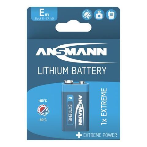 Батарейка литиевая Крона Е/ANSMANN 9V