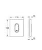 GROHE Arena Cosmopolitan 38857P00 Клавиша смыва для писсуара