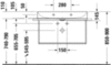 Duravit DuraSquare 2353800070 Раковина мебельная