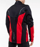 Утеплённый лыжный костюм ArsWear Black-Red Training со спиной мужской
