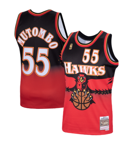 Баскетбольная майка Swingman NBA 'Hawks Motombo 55' 