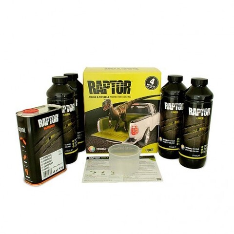 U-POL RAPTOR Комплект Покрытие для кузова 3+1 Черный