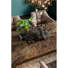 Стол Conley Crude Steel 180x90 см