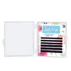 Черные ресницы Lash Go микс 0.07/M/6-8 mm (6 линий)