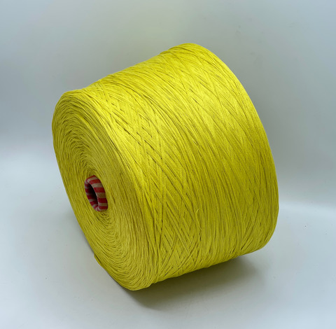 Бобинная пряжа,Cotton combed, 318м(смотка в 8 нитей). 100%Хлопок, Желто-зеленый(769), 41428