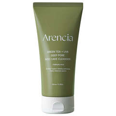 Arencia Green Tea + LHA Deep Pore Rice Cake Cleanser очищающая пенка с кислотами