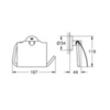 GROHE Essentials 40367DC1 Держатель туалетной бумаги