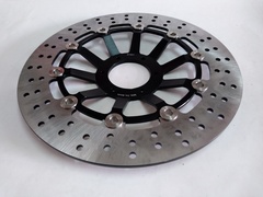 Диск тормозной передний  черный на Honda CB F HORNET 600 98-99