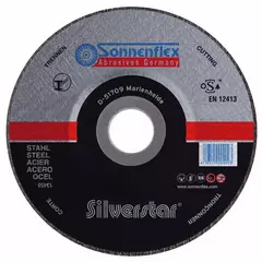 Отрезной диск по металлу Silverstar 115x1x22,23 AS60 Sonnenflex 19010