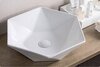 BelBagno BB1344A Раковина керамическая накладная, цвет: белый