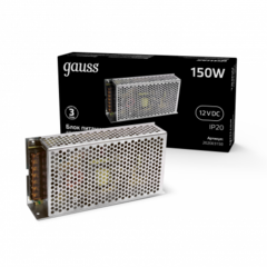Блок питания Gauss 150W 12V STRIP PC202003150